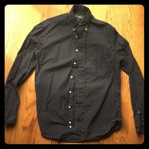 Gorman Vintage navy w/ white polka dots.